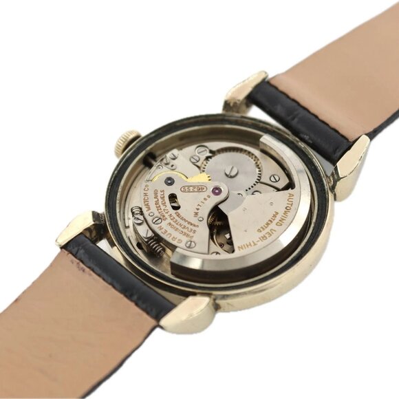 Vintage 32mm Gruen Precision Men's Bumper Automatic Wristwatch 62SS USA 10k GF - Picture 4 of 6